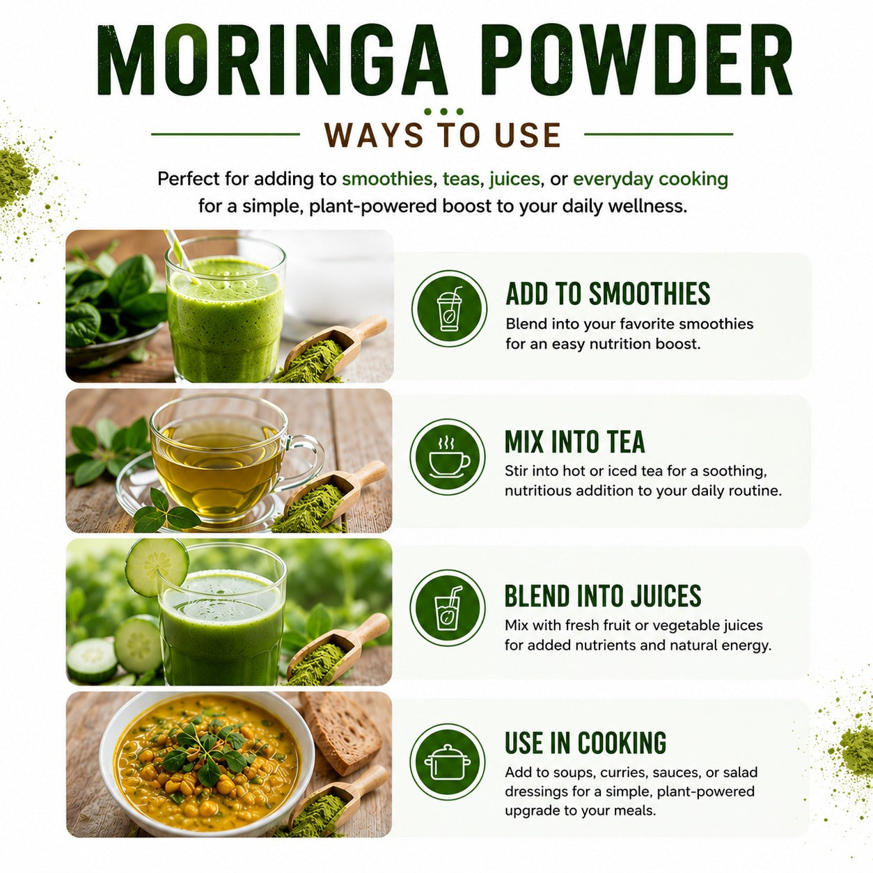 Moringa Leaf Powder 100g | Premium Superfood