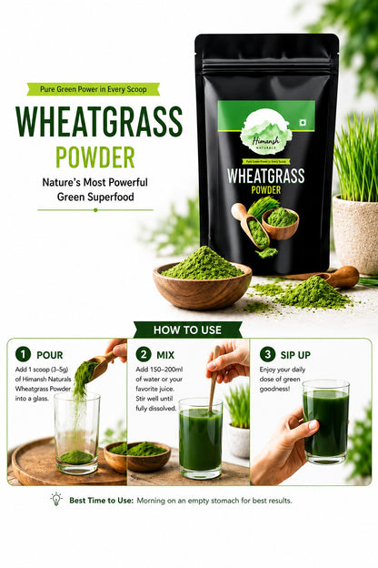 Premium Wheatgrass Powder 100G | Green Superfood